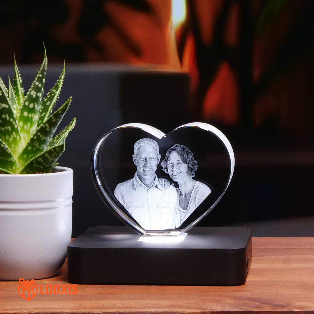 3D-Glasstein HERZ M