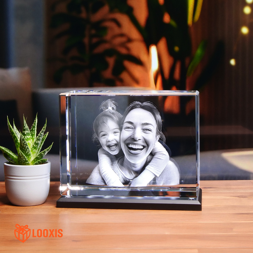 3D-Glasstein AURA GRAND XXL, querformatig